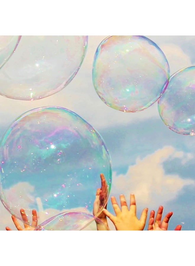 MAKINGTEC 20PCS Blow Plastic Bubbles Toy Set, Large Bubble Balloons Bubble Blowing Products Collection Kid-Friendly Bubble Blowing Toys for Kids Outside Party Birthday Gift Toddler Outdoor Toys - Image 2
